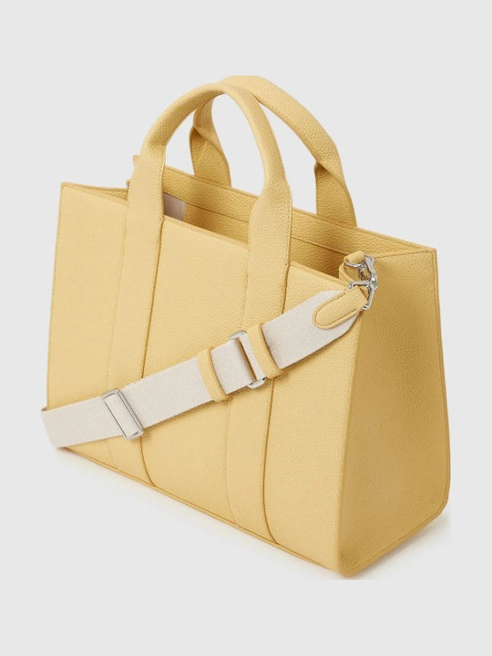 Damen-Tote-Tasche Dark Beige