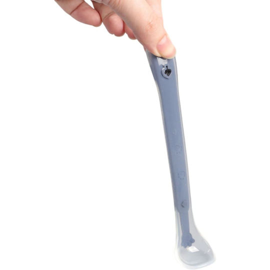 Queen Mother Baby Löffel Silky Spoon aus Silikon Hellblau