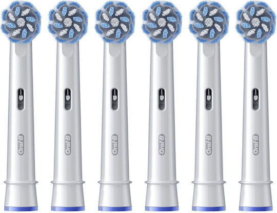 Oral-B Sensitive Clean Rezerve Capete Periuță Dinți Electrică 6 Bucăți