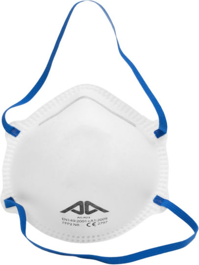 Active Gear Μάσκα Προστασίας Υφασμάτινη FFP2 με Διαφάνεια Λευκή 02-4256 1τμχ