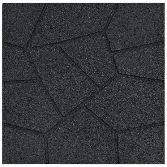 vidaXL Pathway for Garden Flooring Made of Rubber 40.5x40.5cm 6 Pieces