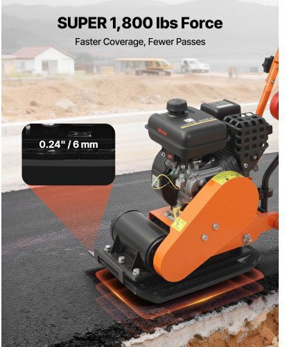 Vevor Bodenkompressor Benzin 2hp/79cc