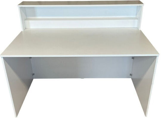 Bancă Receptie Bicoloră Albă Și Neagră 160x80x105cm