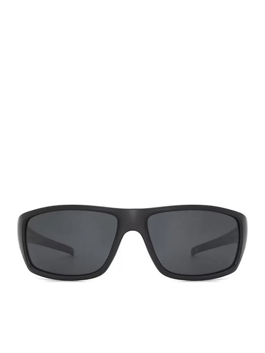 Polareye Unisex Sunglasses with Black Frame and Black Polarized Lens PL74-B