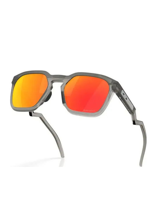 Oakley Unisex Sunglasses With Grey Horn-Rimmed Frame And Red Lens OO9533-02