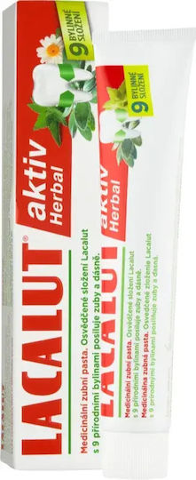 Lacalut Aktiv Herbal Pastă de Dinți Întărire Dinți Gingii 75 Ml