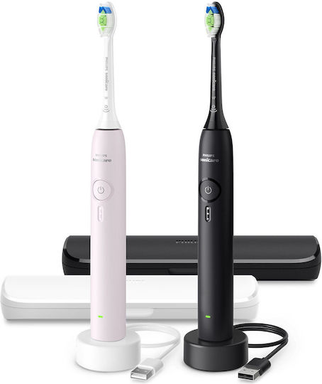 Philips Sonicare 3100 Hx4072/42 Sonic Toothbrush Set 2 Pcs