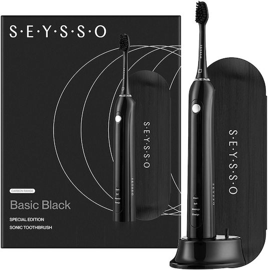 Seysso Carbon Basic Periuță Sonică Neagră