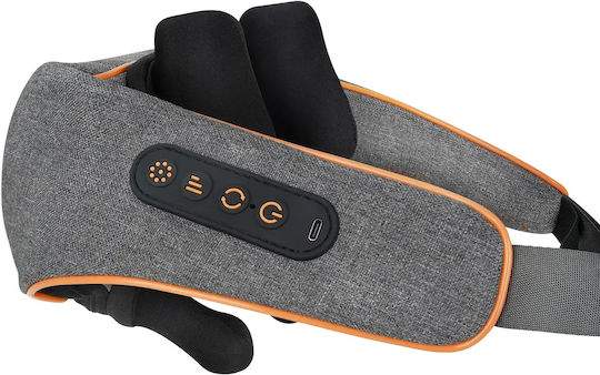 Medivon Shiatsu and Pressotherapy Massager Device for Neck and Body Anti-Cellulite with Heating Function Black