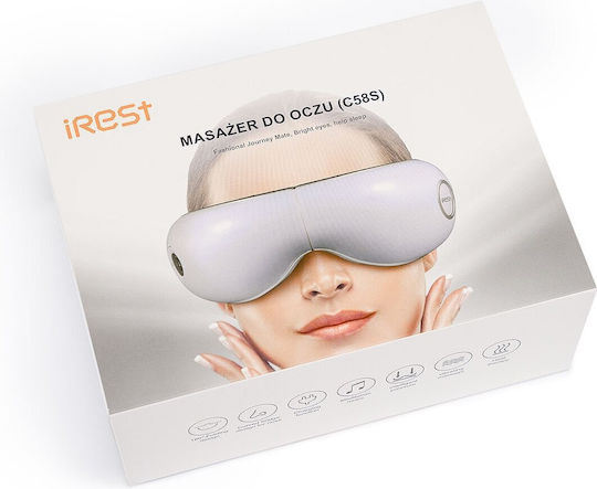 i-Rest Eye Massage Device White
