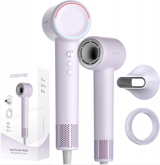 Coshare Hd22e Superflowse Hair Dryer Purple 1500w