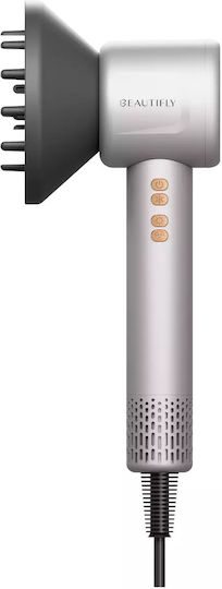 Beautifly Ionboost Hair Dryer Ionization Diffuser Cold Air 1600w 3 Speeds 4 Temperatures