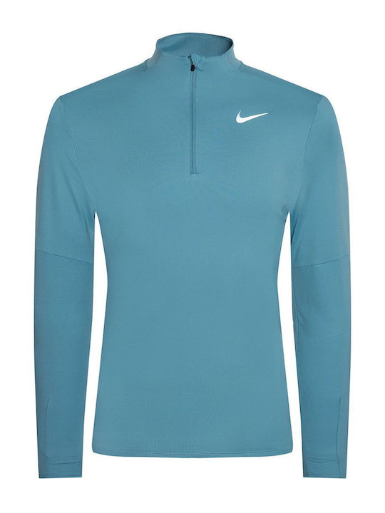 Dri-Fit Athletic Men's Long Sleeve Light Blue Blouse