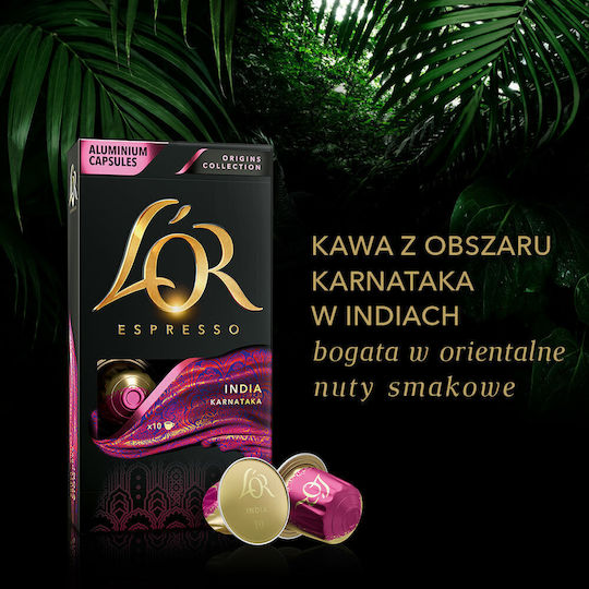 L'Or Капсули Еспресо Съвместими с Машина L'Or 10 броя