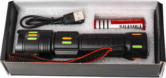 Led Ръчен Фенер 3 Режима На Яркост Usb Z-tools Zts 8996