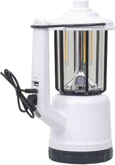 Lantern Flashlight 2 In 1 Z-tools 6 Light Modes Usb Ll-828 White Zts 8219
