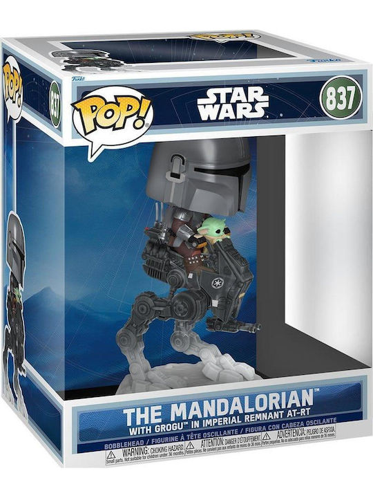 Funko Pop! Rides: The Mandalorian with Grogu in Imperial Remnant AT-RT