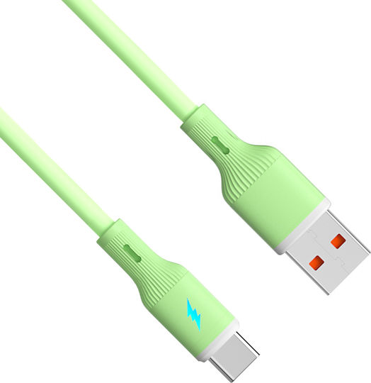Usb Type C Usb A Cable 1m Ak-usb-64 Silicone Green