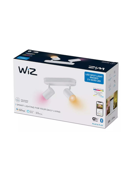 WiZ Doppel-Spot in Weiß Farbe