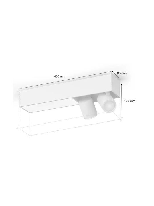 Philips Centris Centris Spot In White Colour
