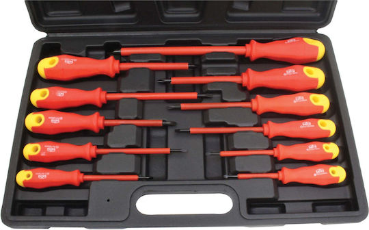 Satra Schraubendreher-Set mit Spitzen Cr-v Magnetisch 11 Stück