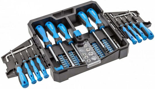 Hogert Schraubendreher-Set 63 Stück HT1S105
