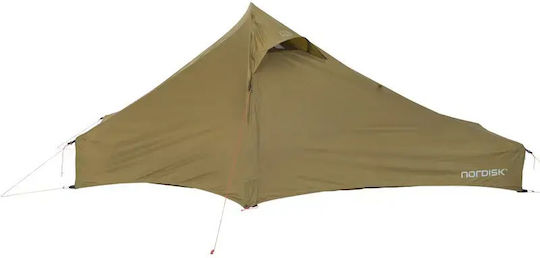 Nordisk Telemark 2.2 PU Camping Tent Tunnel Mountaineering Khaki 4 Seasons for 2 People Waterproof 3000mm 240x180x91cm Dark Olive Green