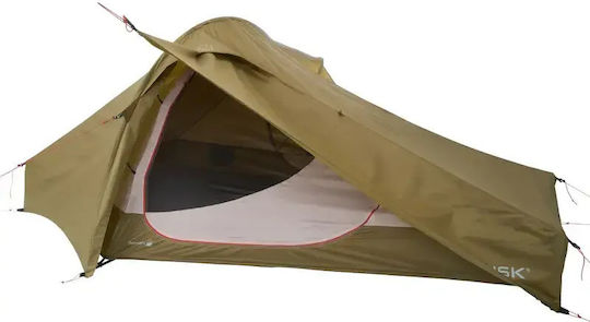 Nordisk Telemark 2.2 PU Camping Tent Tunnel Mountaineering Khaki 4 Seasons for 2 People Waterproof 3000mm 240x180x91cm Dark Olive Green