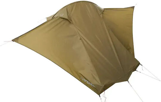 Nordisk Telemark 2.2 PU Camping Tent Tunnel Mountaineering Khaki 4 Seasons for 2 People Waterproof 3000mm 240x180x91cm Dark Olive Green