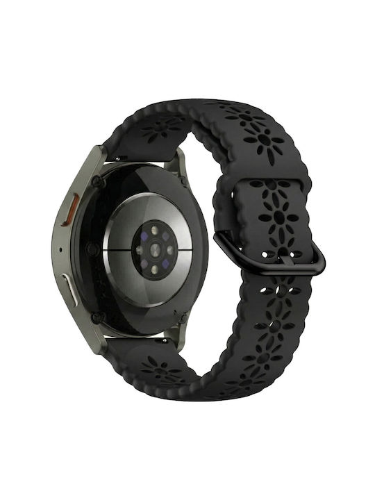 Λουράκι Μαύρο (Galaxy Watch (46mm) / Gear S3Xiaomi Watch 2 Pro / Watch S3Garmin Venu 4 45mmHuawei Watch GT/GT Pro 2/3/4/5 / Ultimate 46mmHonor Magic Watch 2Amazfit T-Rex 3 Pro 48mmRealme Watch 5)
