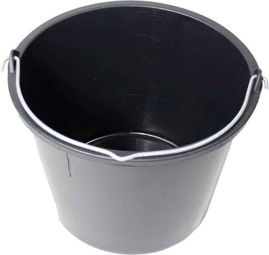 Plastic Mop Bucket Capacity 5lt Black
