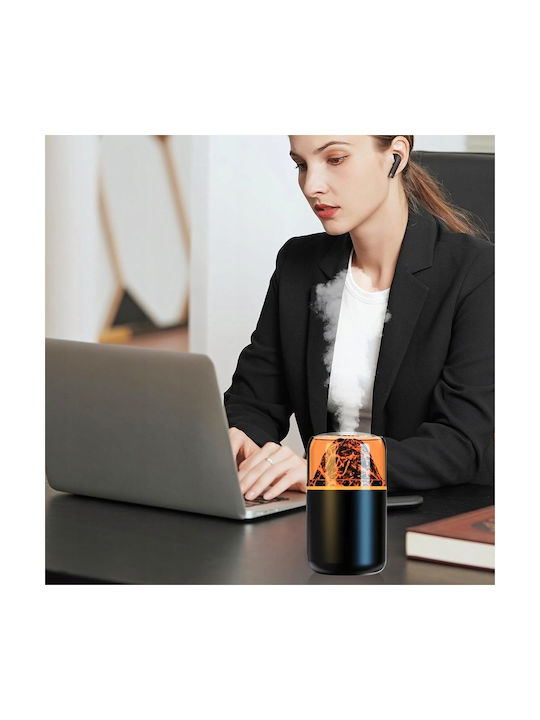 Dispozitiv Difuzor de Aromaterapie Ultrasonic cu Lumini LED Negru 180ml ZN1RCK3QWS1928