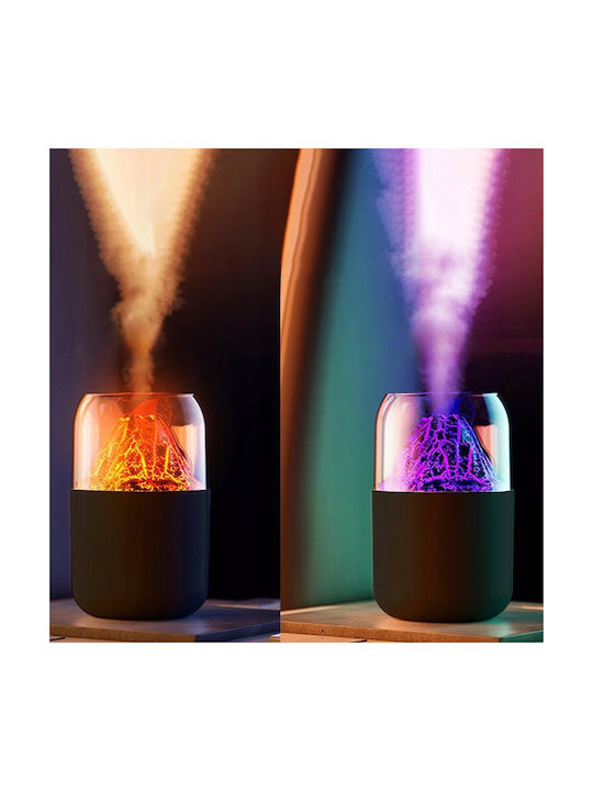 Dispozitiv Difuzor de Aromaterapie Ultrasonic cu Lumini LED Negru 180ml ZN1RCK3QWS1928