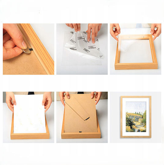 Plastic Photo Frame With Transparent Frame