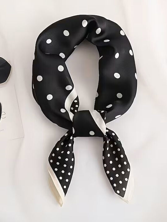 By Queen Retro Chic Elegance Seidenstola Polka Dots