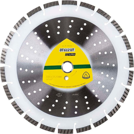 Klingspor Dt 612 Ut Turbo Disc De Tăiere Cu Diamant 350 X 25.4mm Ext 340230