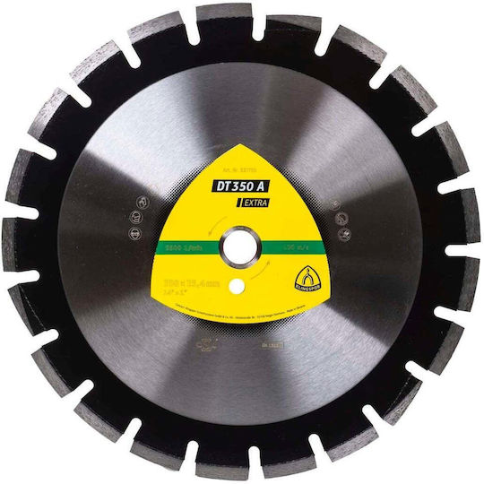 Klingspor Dt 350a Extra Диамантен Диск За Рязане 350x25.4мм 21 Сегмента Ext 337730