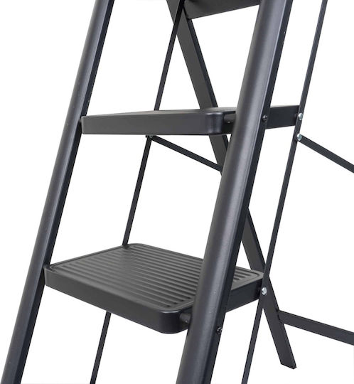 Scară Metalică Rabatabilă 4 Trepte Max 150kg Zts 8184