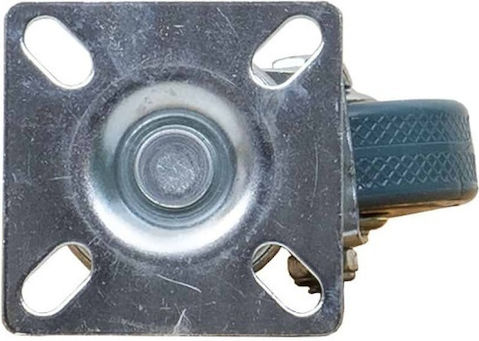 Möbelrad Gummi Drehende mit Bremse 2 Zoll Blau Z-tools Zts 8117
