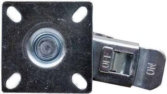 Furniture Wheel Rubber Caster Swivel Brake 3 Inch Blue Z-tools Zts 8124