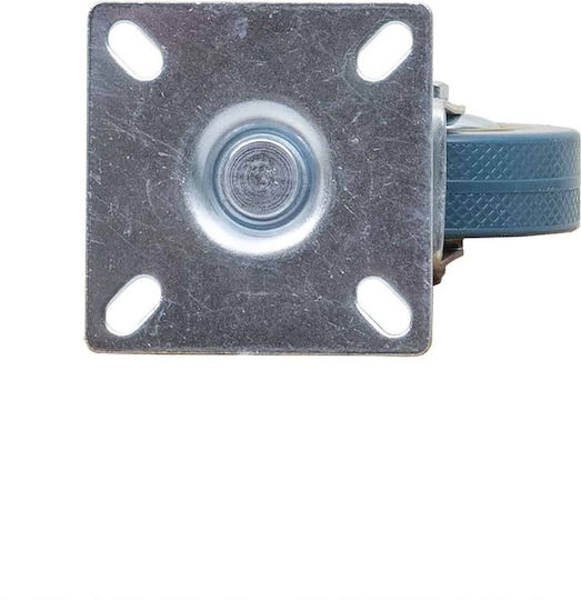 Furniture Wheel Rubber Caster 2.5 Inch Swivel Blue Z-tools Zts 8120