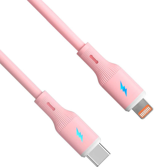 Akyga Usb Typ C Blitzkabel 1m Ak-usb-71 30w Silikon Rosa