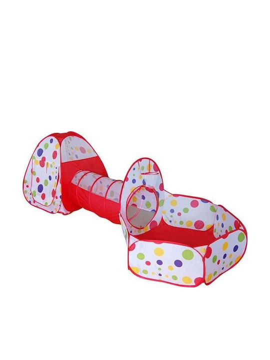 Kids Tunnel Tent Red