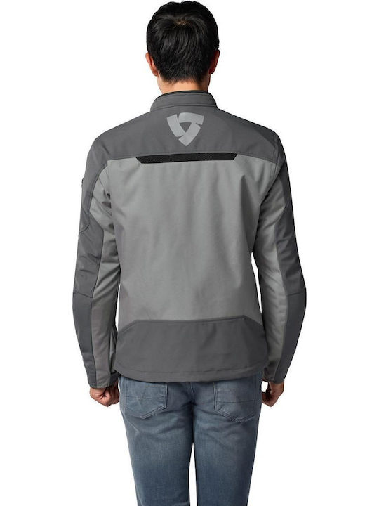Rev'IT Venator Мъжко Мотоциклетно Яке Softshell Всесезонно Водоустойчиво Сиво