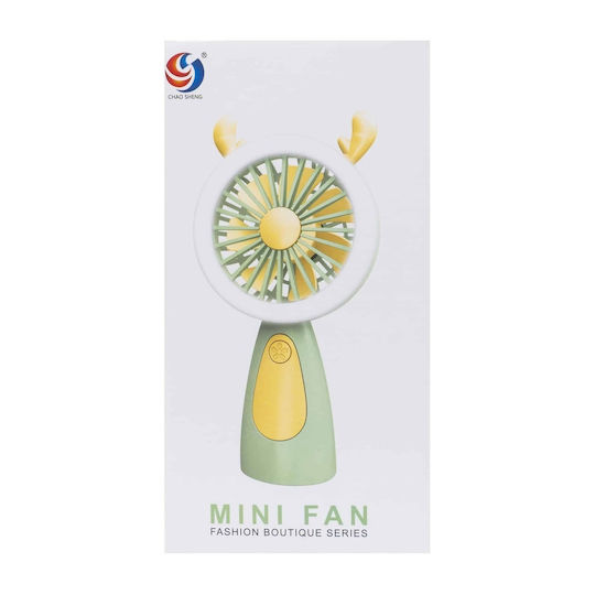 Handheld Fan Usb Powered 3.7w 3 Speeds Purple Zts 8242