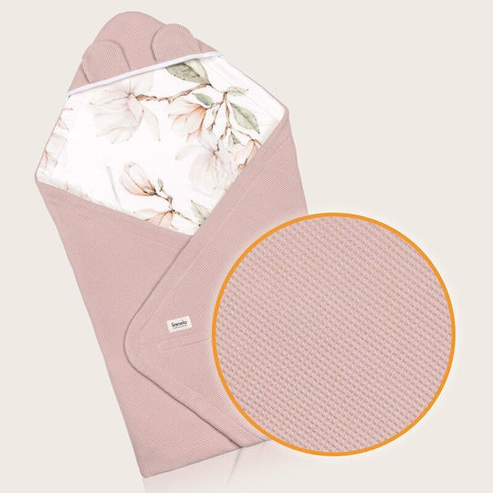 Lionelo Pătură Pentru Înfășat și Leagăn Din Bumbac Bej 90x90 cm
