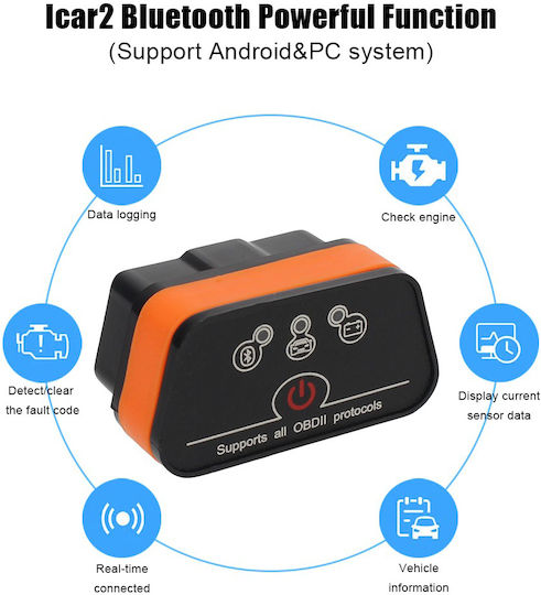 Auto Diagnosewerkzeug ELM 327 OBD 2 mit Bluetooth