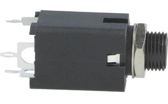 Саси Жак Стерео 6,3 мм Пластмасов Amphenol 57151-103
