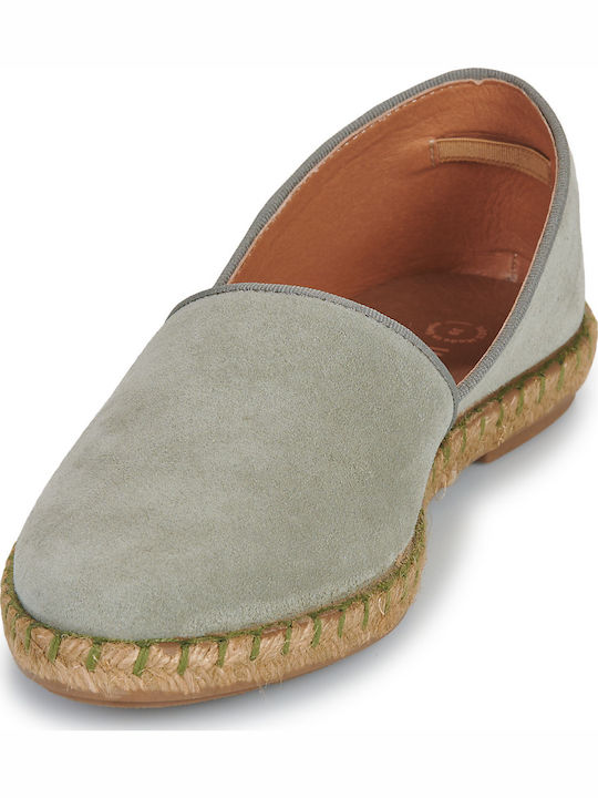 Damen Espadrilles in Grün Farbe