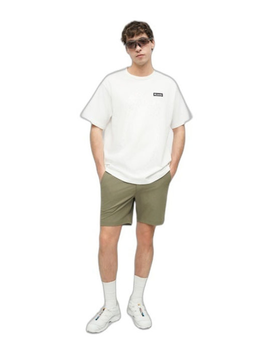 Herrenblusen Kurzarm T-Shirts Weiß